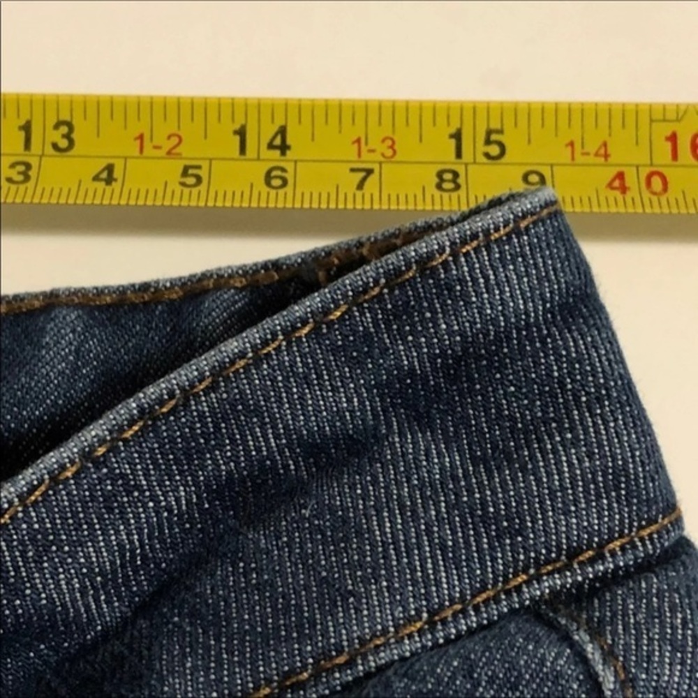 Merona Crop Jeans Women’s Size 6 R Cuffed Denim Cotton Blend - Picture 9 of 12